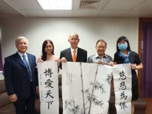 TPMA 理事長李仟萬 先生率學會同仁拜訪嘉義市工業會，與常務監事 何勇魏先生及總幹事 李淑娟博士共同討論合作事宜並合影留念 2022/7/29