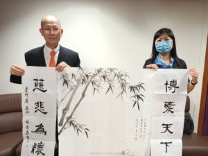 TPMA 理事長李仟萬 先生率學會同仁拜訪嘉義市工業會，與常務監事 何勇魏先生及總幹事 李淑娟博士共同討論合作事宜並合影留念 2022/7/29