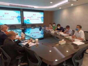 TPMA 理事長李仟萬 先生率學會同仁拜訪崑山科技大學，並與鐘俊顏副校長、陳龍泉副校長、推廣教育組 黃淑卿組長、校友中心 林伶瑾主任、商業管理學院 呂德財院長等洽談合作事宜並合影留念。 2022/08/19
