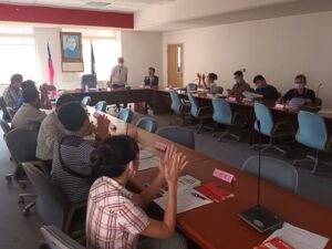 TPMA 理事長李仟萬 先生率學會同仁前往中國國民黨高雄市委員會，並對黨幹部進行專案管理系統教育訓練。 2022/08/11